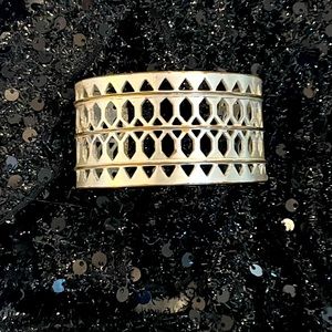 Silver accent cuff